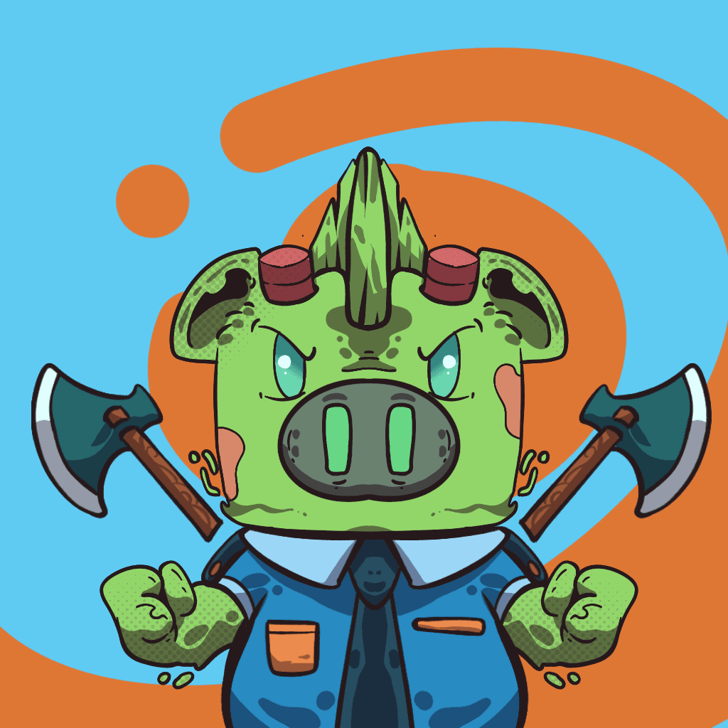 Dunky Piggos first look — Officer Oink